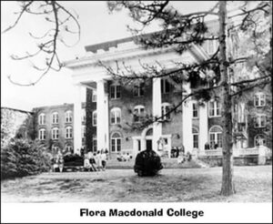 flora mcdonald college historical photograph