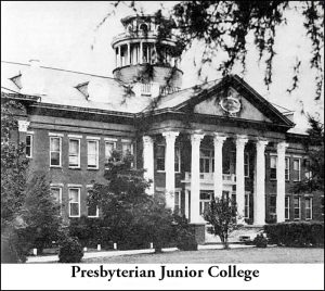 archival photo of the Presbyterian Junior College